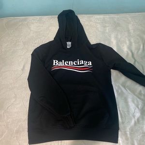 black balenciaga hoodie